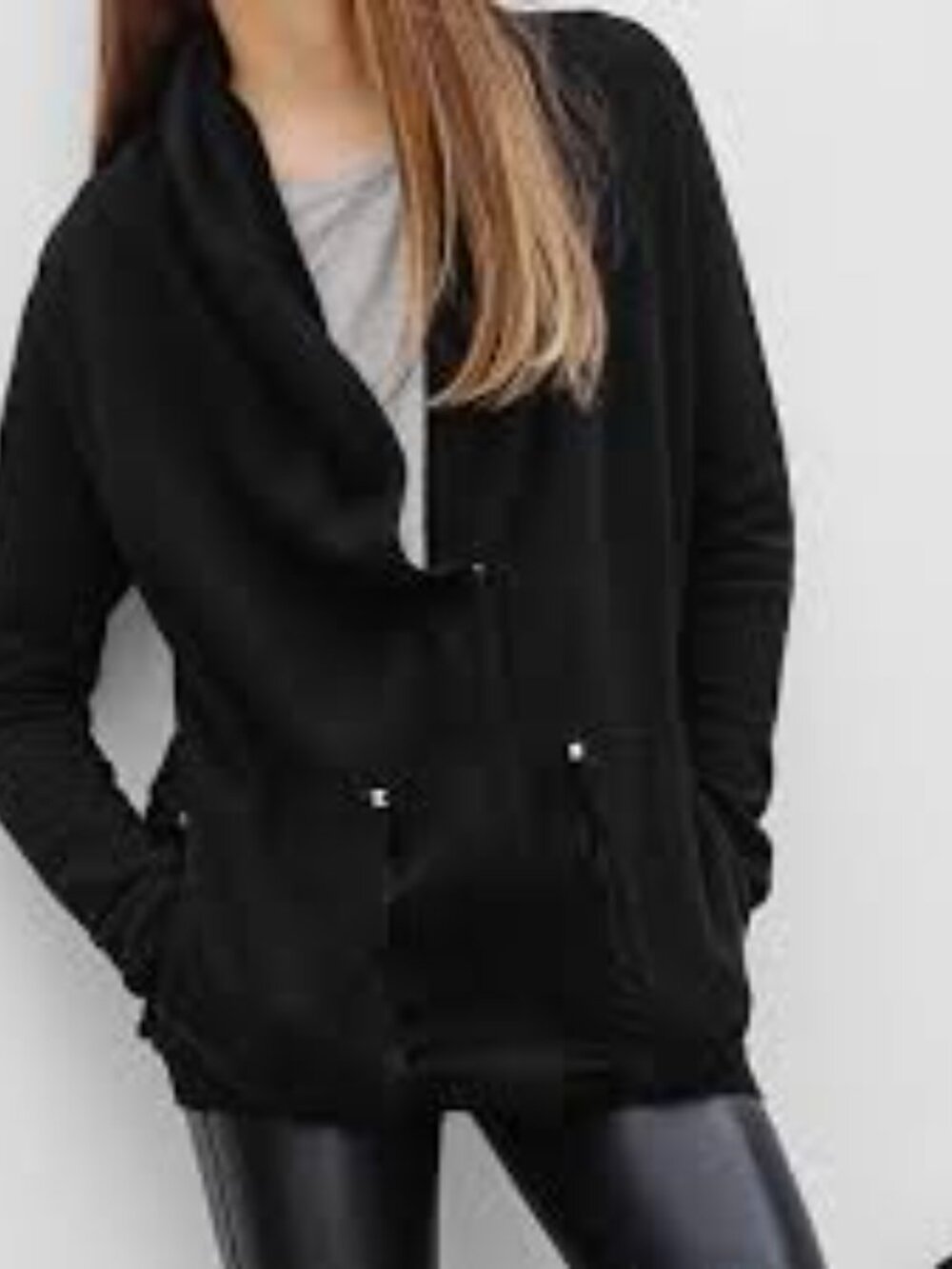Wilfred Free Rousseau Zip Up Hoodie Size Med Dark Grey